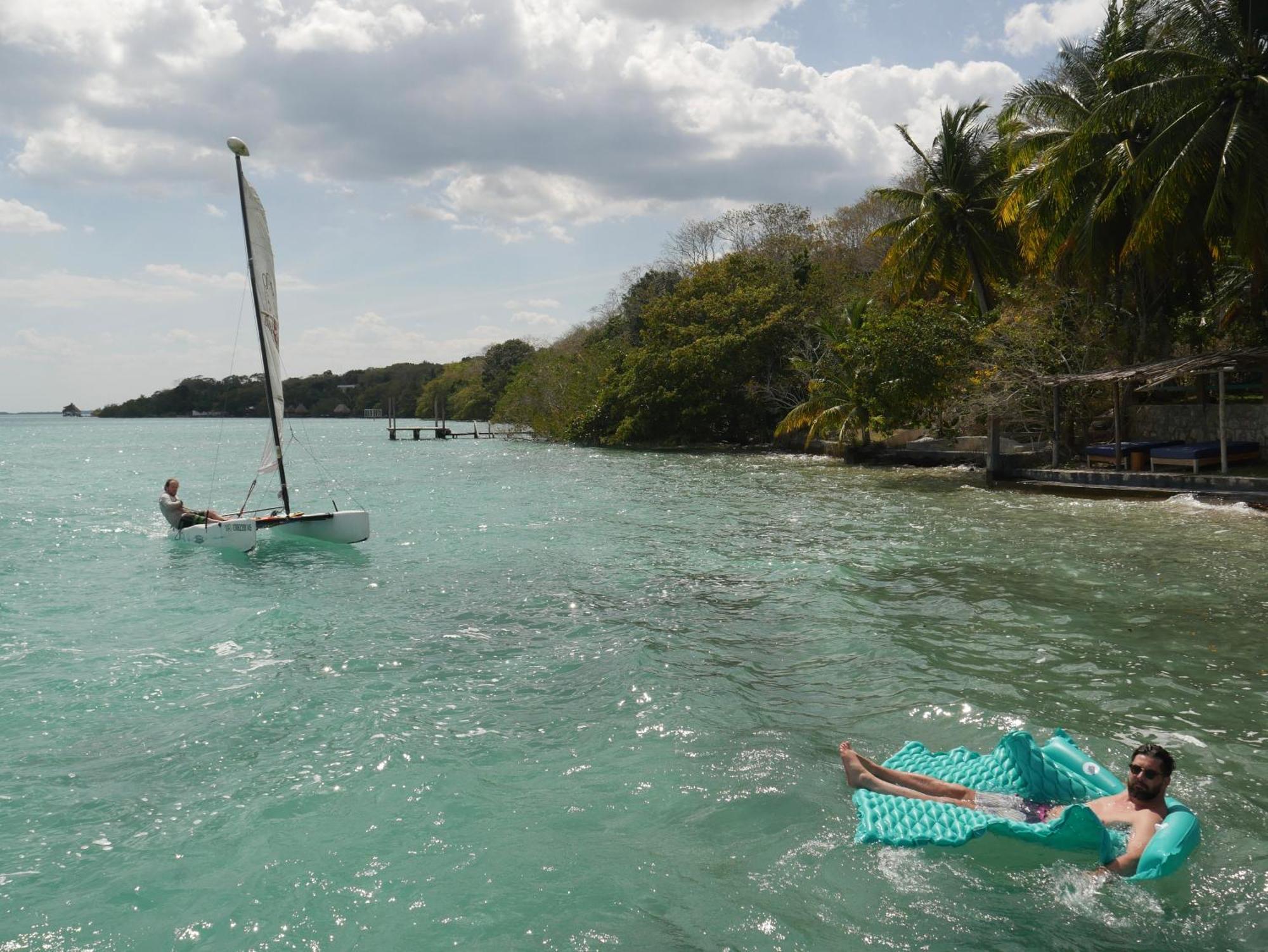 Villa Santuario Lake Front Oasis Bacalar Exteriér fotografie